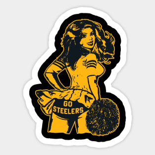 Go Steelers Sticker